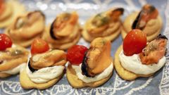 Tapas de mejillones