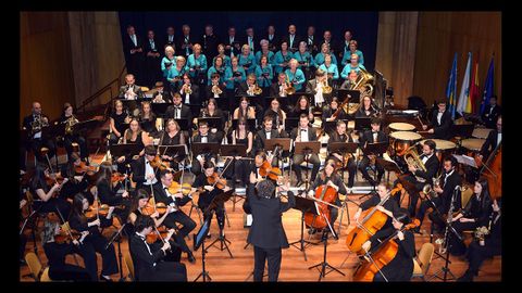 O concerto celebrado este domingo en Valga