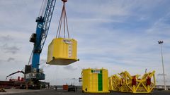 Descargas en el puerto de A Coru�a