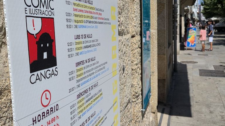 Sal�n del C�mic en Cangas. 
