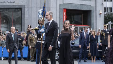 Llegada a la entrega de los Premios Princesa de Asturias 2025