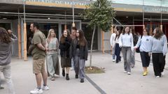 Inicio del curso universitario el pasado mes de septiembre en Santiago