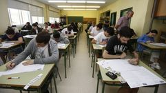Examen de selectividad en Viveiro