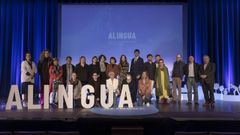 Os madatarios locais dos concellos que conforma Alingua asistiron � acto de presentaci�n da asociaci�n