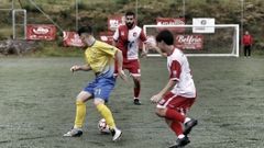Partido de f�tbol disputado en el campo de A Carabina, en O Pereiro de Aguiar.