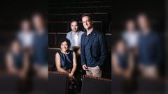 La soprano Blanca G�mez, junto al pianista H�ctor Guerrero (centro) y el tenor Miguel Bernal