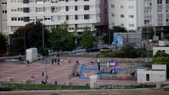 Parque infantil y &aacute;rea biosaludable de Os Mari&ntilde;eiros