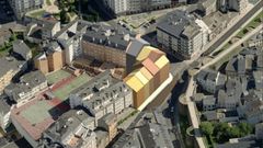 Proyecto de urbanizaci�n de la esquina de San Roque con la Ronda da Muralla