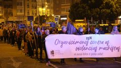 Manifestacin en Ferrol