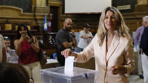 La lder de Sumar y vicepresidenta segunda del Gobierno, Yolanda Daz.