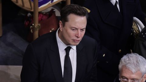 El multimillonario Elon Musk tambin estuvo entre los invitados