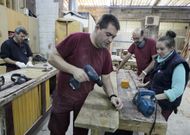 La media de edad en los obradoiros de empleo de la comarca supera la treintena. 