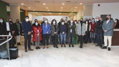 Adem�s de reunirse con Mar�a Rivas, los alcaldes y concejales presentes se concentraron en silencio en rechazo a la guerra en Ucrania