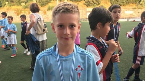 El canterano del Celta Mateo Sobral.