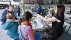 As casetas dos libreiros est�n estes d�as instaladas na Praza Maior. 