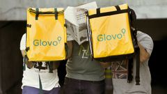 Repartidores vigueses de Glovo, una de las empresas demandadas ante la Inspecci�n de Trabajo