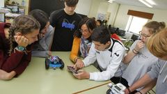 La Voz en una clase de rob�tica: �Cuando trabaje todo ser� tecnolog�a�