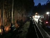 Las brigadas contra incendios de la Xunta y del Concello controlaron y extinguieron el fuego.