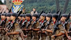 Los militares del despliegue afgano se despiden de sus familias