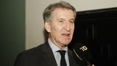 El presidente del Partido Popular, Alberto N��ez Feijoo, asiste al V Aniversario de �The Objective�.