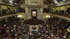 Vista general del Congreso de los Diputados en la legislatura recién terminada.