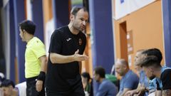 Juanma Marrube, nun partido da pretempada no Vista Alegre.