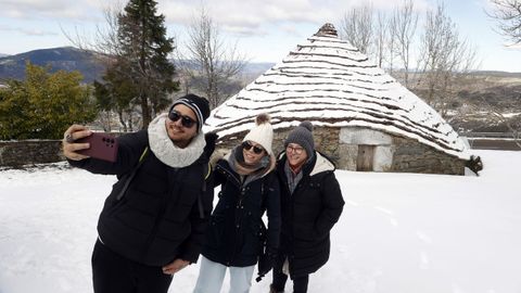 Nieve en O Cebreiro