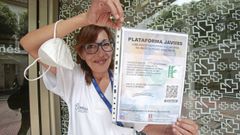 Sole G�mez, enfermera de Pontevedra que lleva 33 a�os trabajando, impulsa una petici�n en internet por la jubilaci�n anticipada voluntaria 