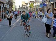 La bicicleta es uno de los medios m�s empleados para moverse en verano por Pontevedra.