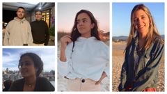 David Main y Gonzalo �lvarez; abajo, Cristina Mato, y  a continuaci�n Lidia Oteo y Natalia Garc�a Sousa