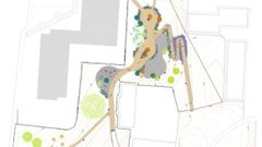 Plano del futuro parque en La Tejerona (Gij�n)
