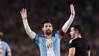 Messi, en su partido de despedida con Argentina