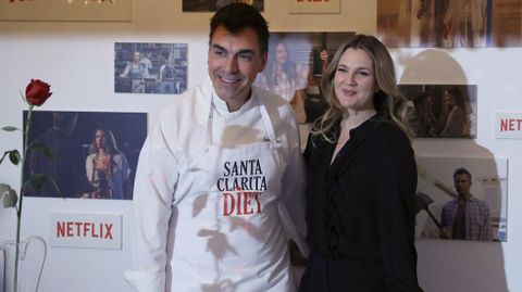 Drew Barrymore present� este jueves en Madrid la nueva serie de Netflix de la que es protagonista