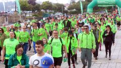ANDAINA SOLIDARIA CONTRA EL CANCER ORGANIZADA POR LA ASOCIACION DE POBRA DO CARAMIAL