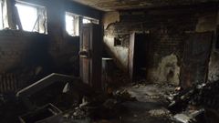 El hospital de Lyptsi lleva destruido desde el comienzo de la invasi�n rusa y ha quedado inservible.