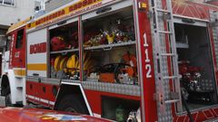 Imagen de archivo de una intervenci�n de los bomberos de Arteixo