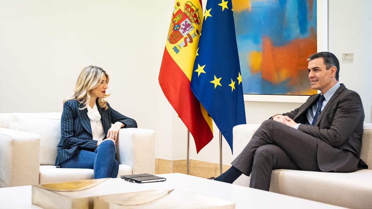 Pedro Sánchez y Yolanda Díaz acercan posturas al enmarcar la defensa en clave de seguridad