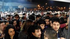 Tensi�n en la entrada de una macrofiesta universitaria en ExpoCoru�a