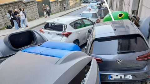 El accidente sucedi� a las 16.00 horas en la calle Armando Dur�n