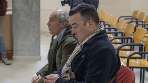 Sampedro y Snchez, durante el juicio celebrado en la Audiencia Provincial.