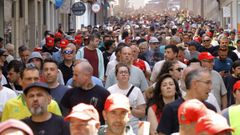 Imagen de una manifestaci�n del metal la semana pasada.