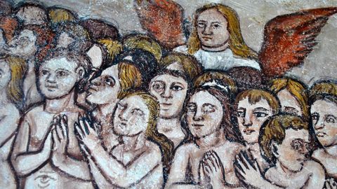 Murales renacentistas en Xillao de Lobios, en Sober