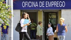 Imagen de archivo de una oficina de empleo en Ferrol. 