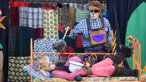 La compaa Lila Teatro acta en la Mostra de Teatro de Sarria