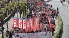 Las imgenes del 1 de mayo en A Corua