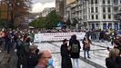 Concentraci�n de los hosteleros en Oviedo