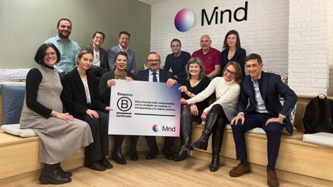 Jaime Pire, CEO de Mind, con la certificacin B Corp