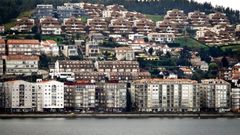 Vista panor�mica de pisos en Baiona