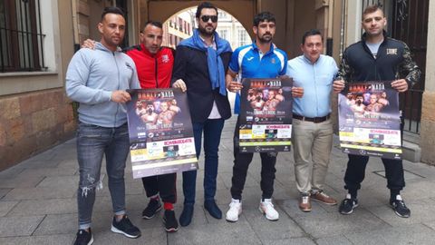 Presentaci�n de la velada de boxeo �Doble o nada� de Oviedo