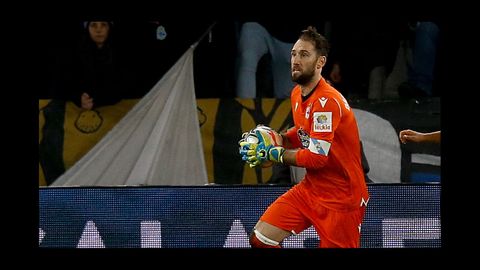 DANI GIM�NEZ. 2021. El portero firm� en el 2018 un contrato por tres a�os